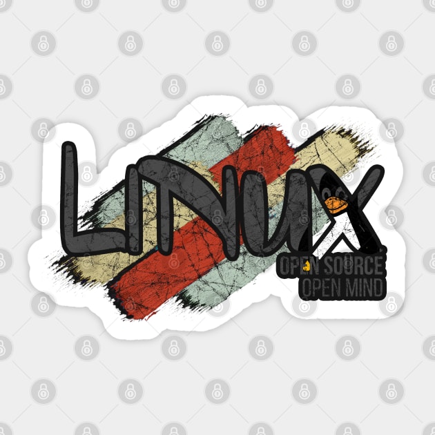 Linux Open Source Open Mind Sticker by guicsilva@gmail.com